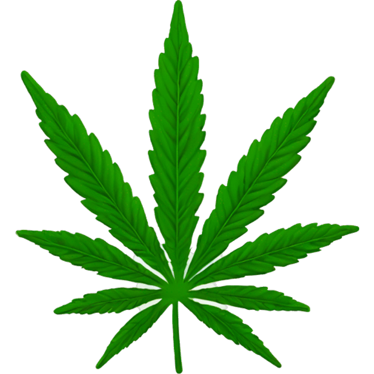 marijuana leaf emoji