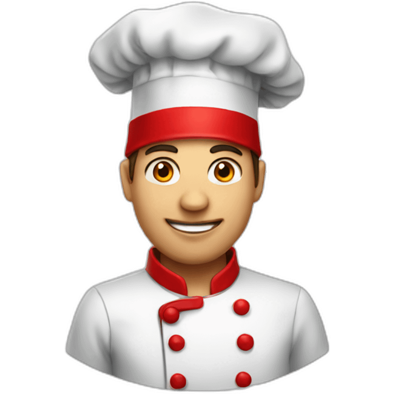 Chef with red hat emoji