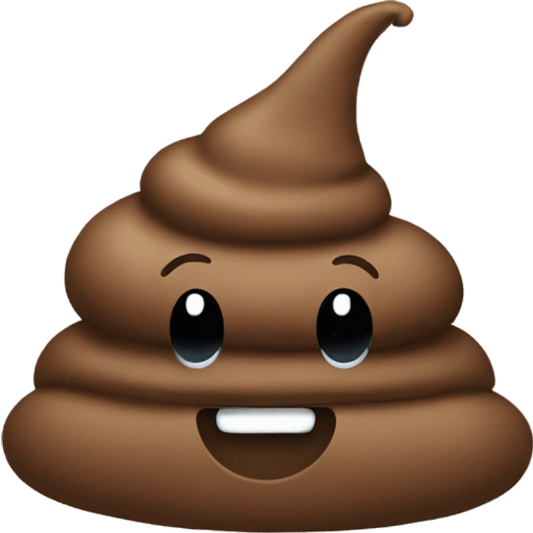 Poop wearing a hat  emoji