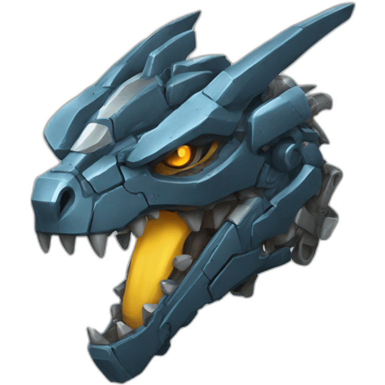 mecha dragon head emoji