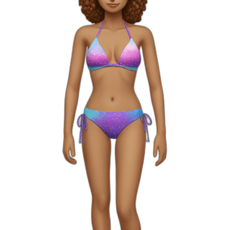 Bikini multicolore  emoji