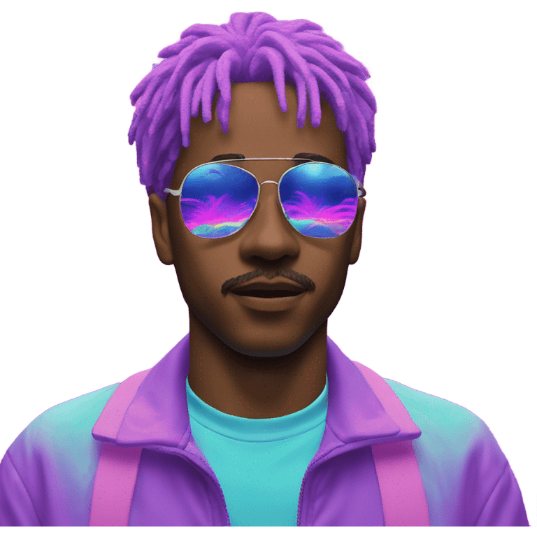 Trippy vaporwave aesthetic  emoji