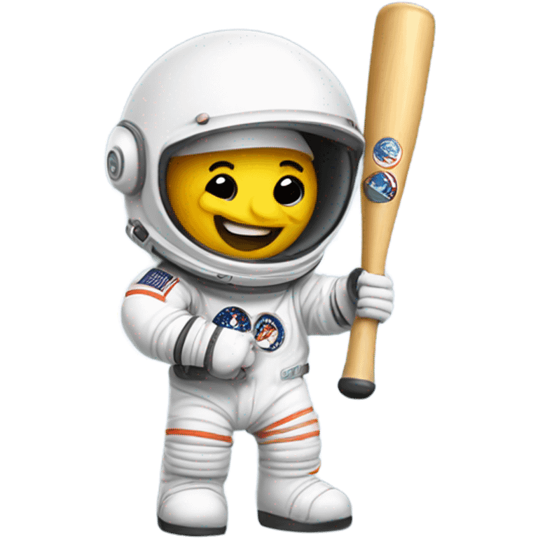 Baseball astronaut emoji