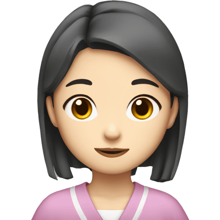 a cute Japanese animation female/girl character  emoji