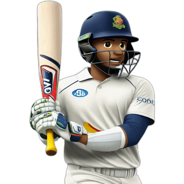 Kusal mendis with bat emoji