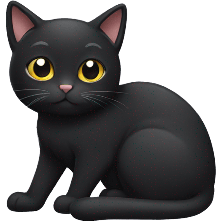 Black cat  emoji