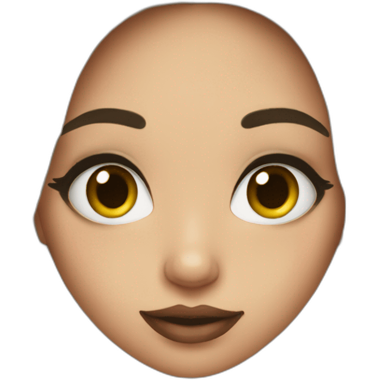 girl with lashes and nails emoji