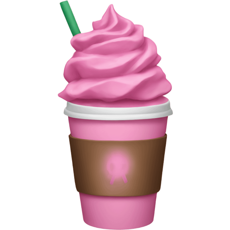 pink starbucks emoji