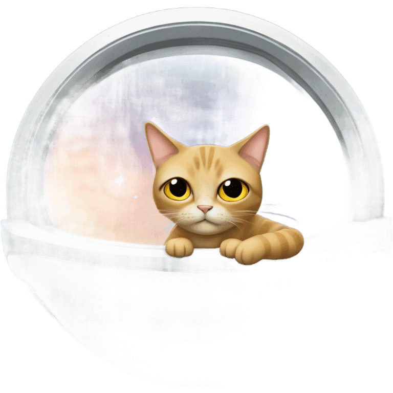 Cat in a ufo emoji