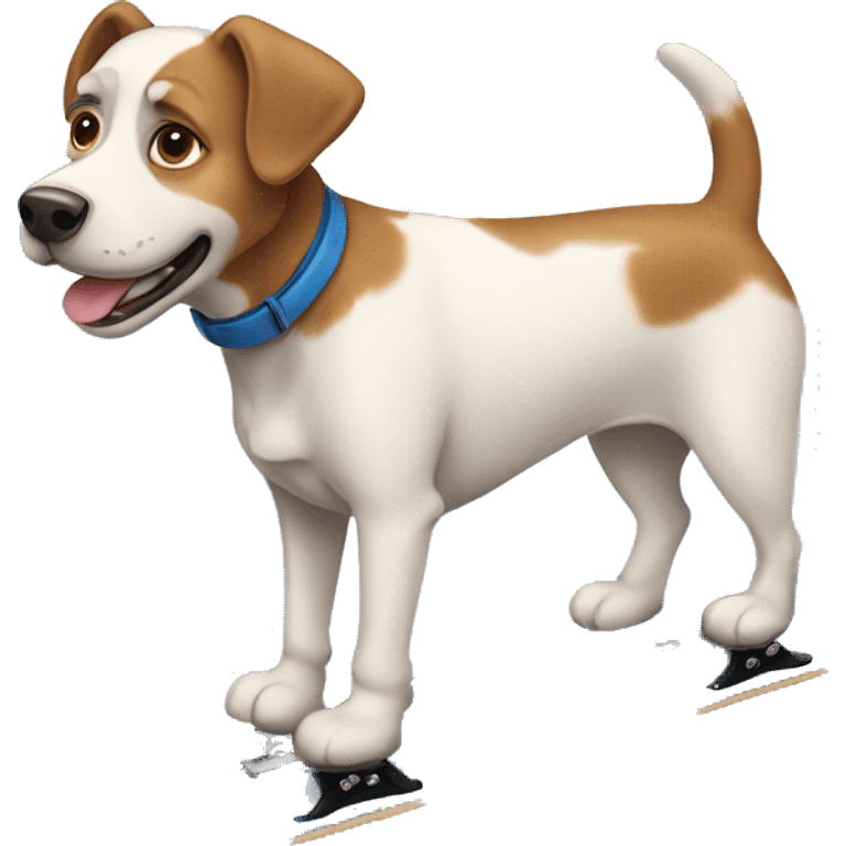 Werner dog skating  emoji