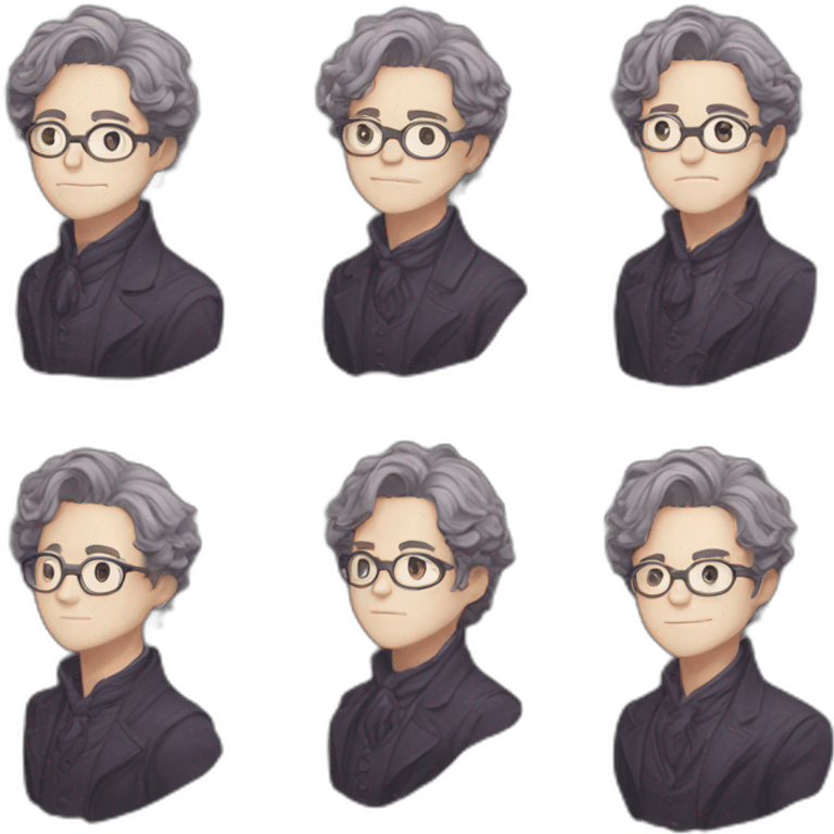 aesthetic dark academia emoji