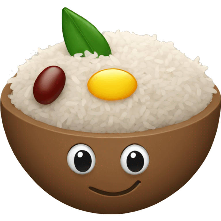 Rice and beans Puerto Rican style  emoji