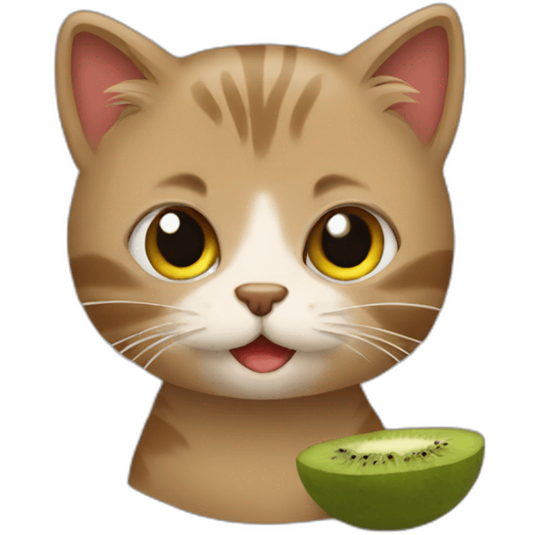 Cat kiwi emoji