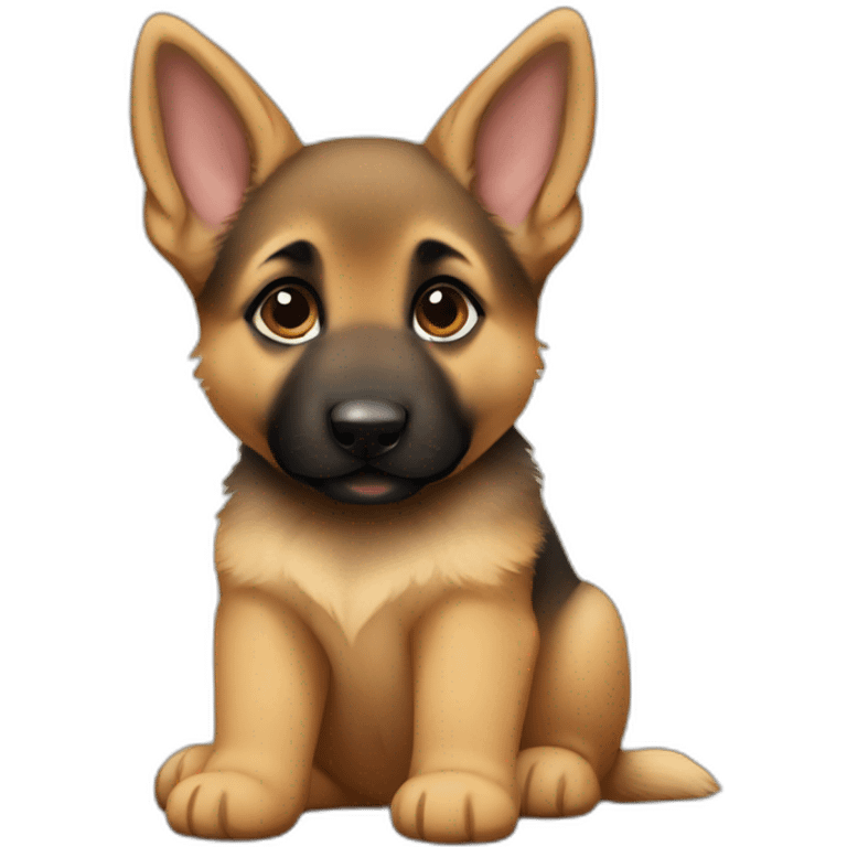 Baby German Shepherd emoji