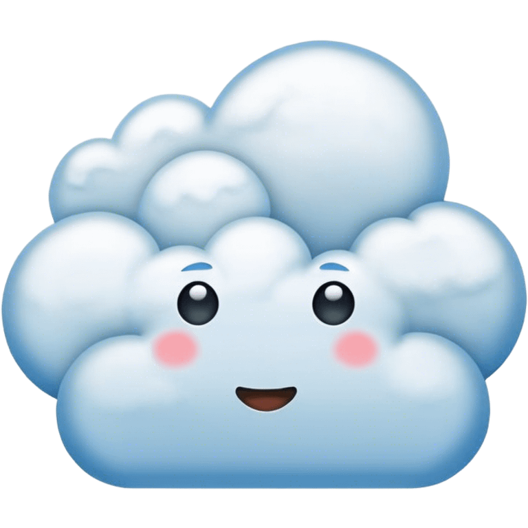 cloud when you think emoji