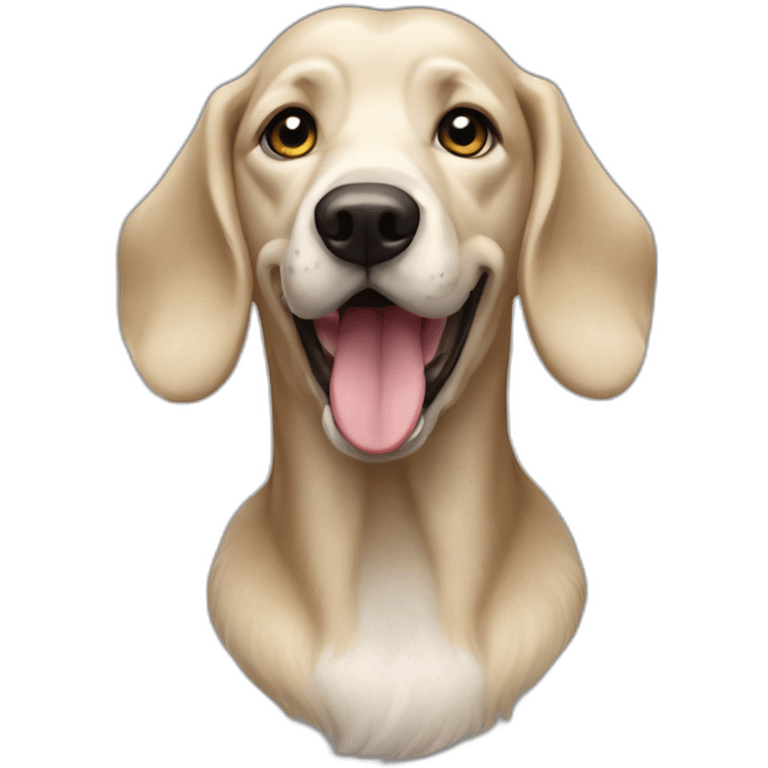 dog weimar braco emoji