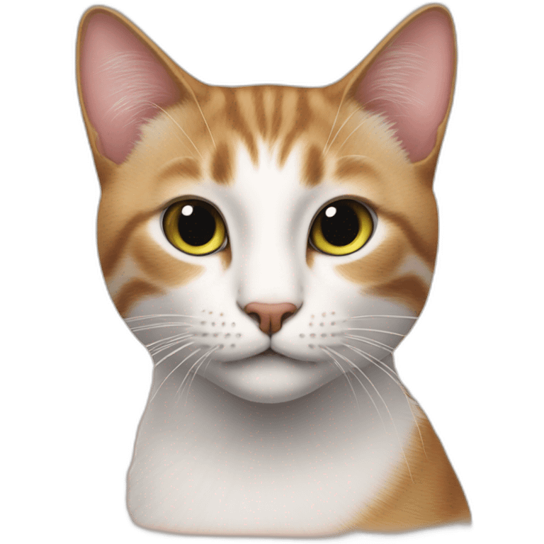 Katze mit makeup und sprechblase mit "Matze" emoji