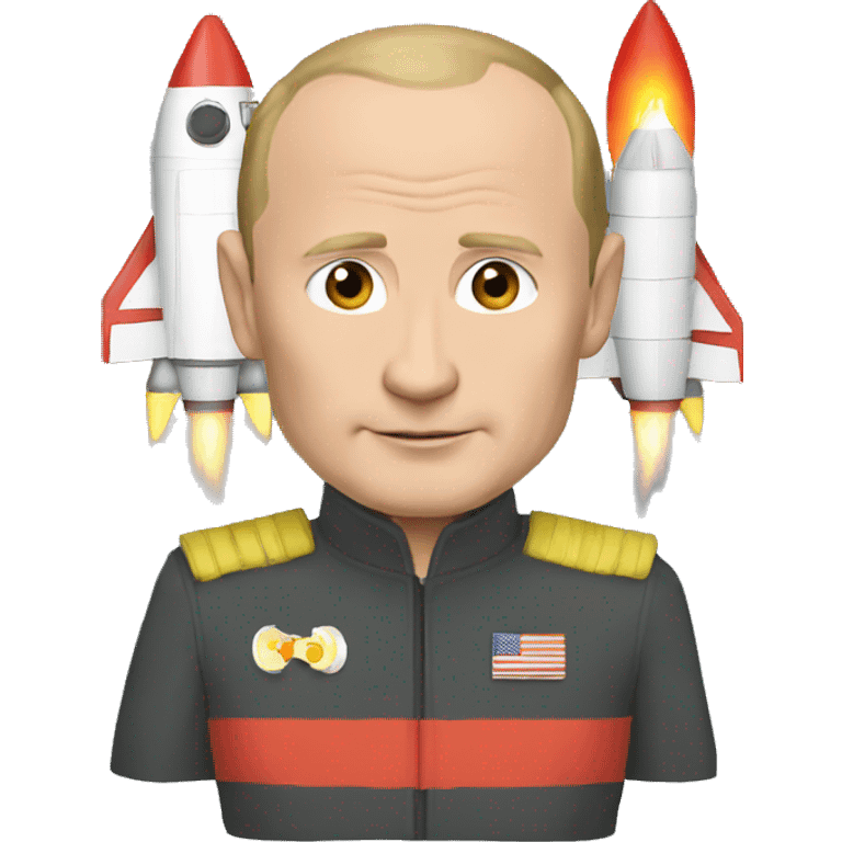 putin and rocket emoji