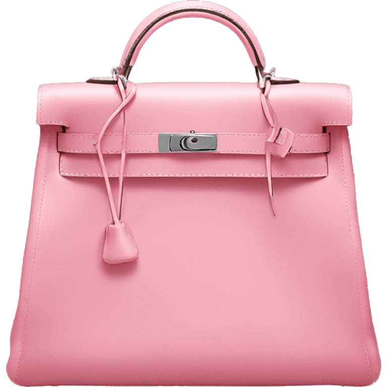 Hermes Kelly bag pink emoji