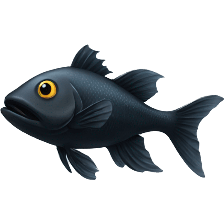 black fish emoji