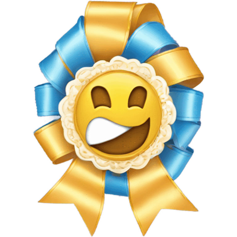 congratulatory ribbon 4 months emoji