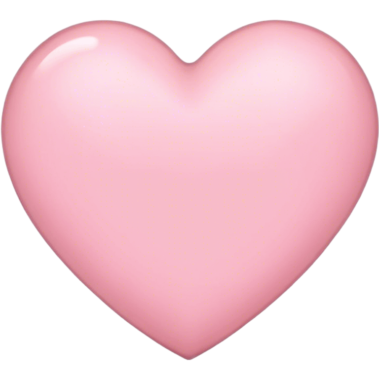 Light pink heart emoji