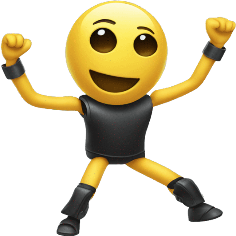 a dancing chatbot emoji