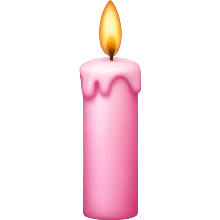 light pink candle emoji