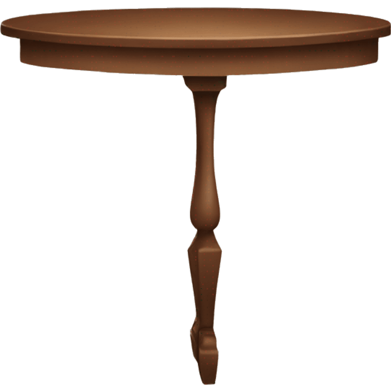 brown table  emoji