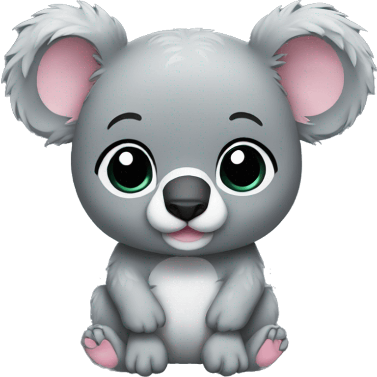 Chibi Grey Koala emoji