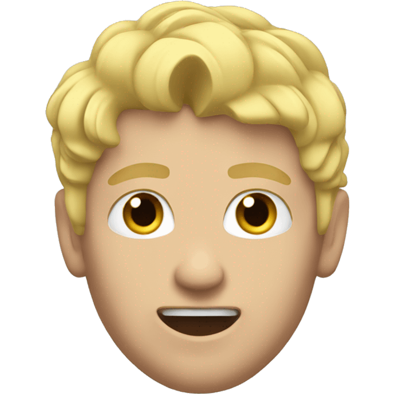 Blonde guy wrestling emoji