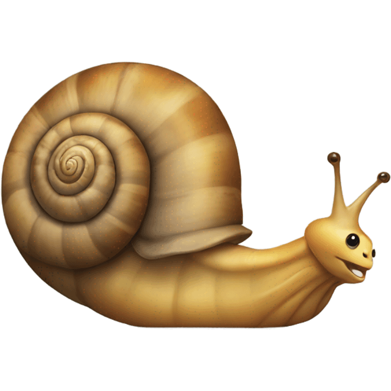 Laughing snail emoji