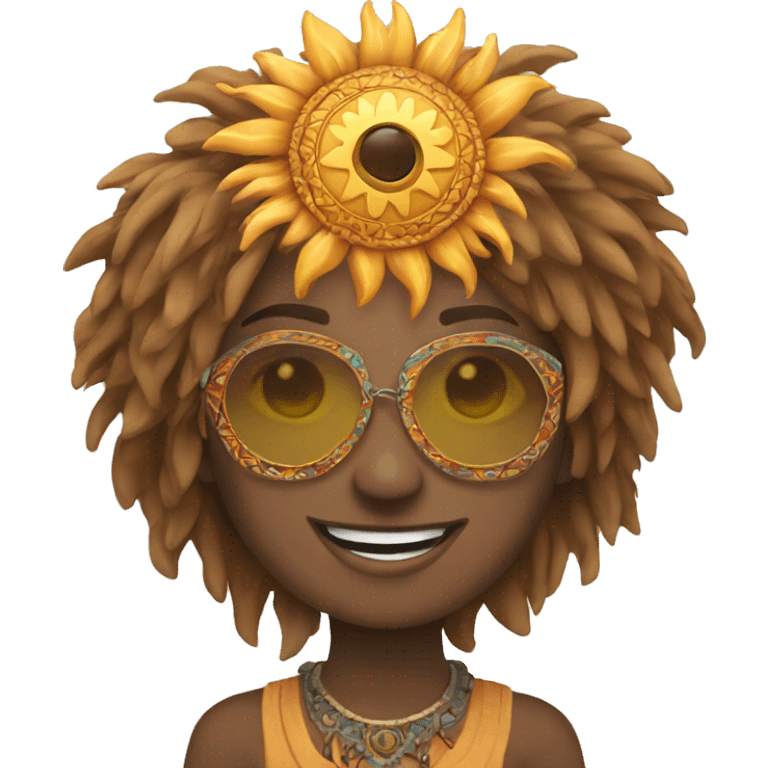 Boho Sun emoji