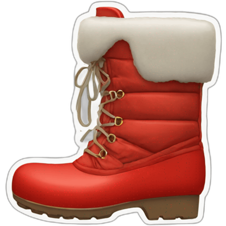 red moon boots emoji