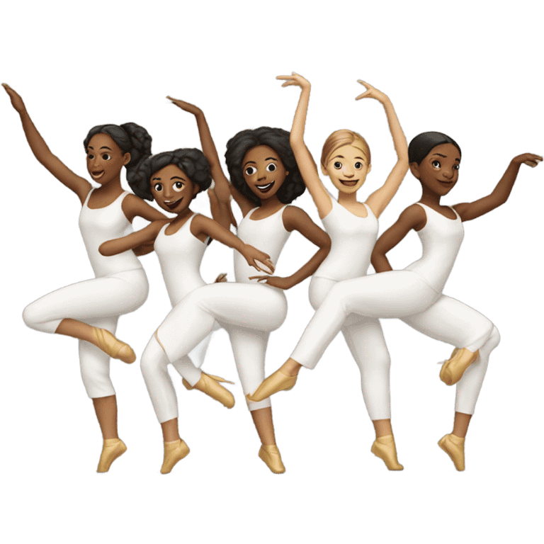 Group of dancers  emoji