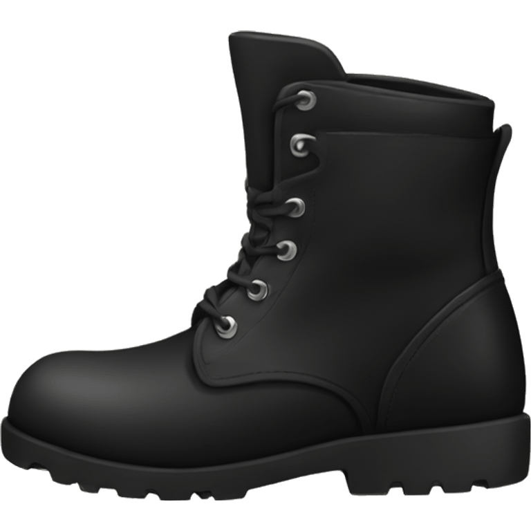 Black boots emoji