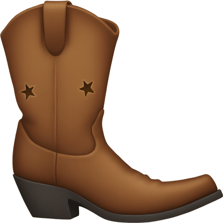 Cowboy boot emoji