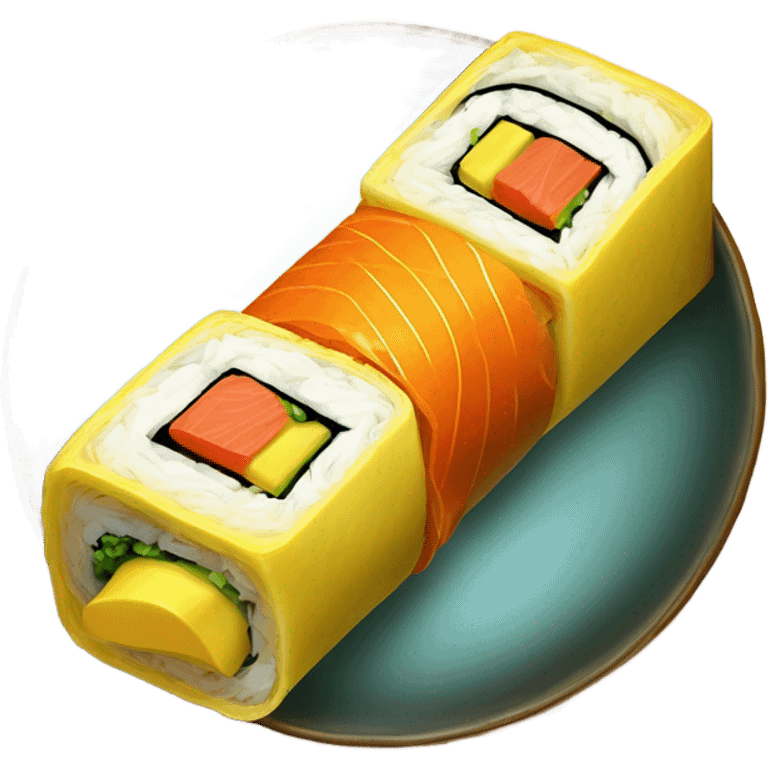 Omelette Sushi emoji