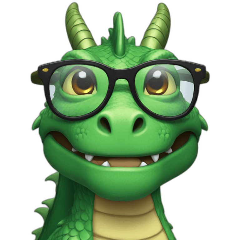 dragon-wearing-glasses emoji