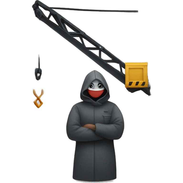 Une personne de peau noire avec un très grand crane emoji