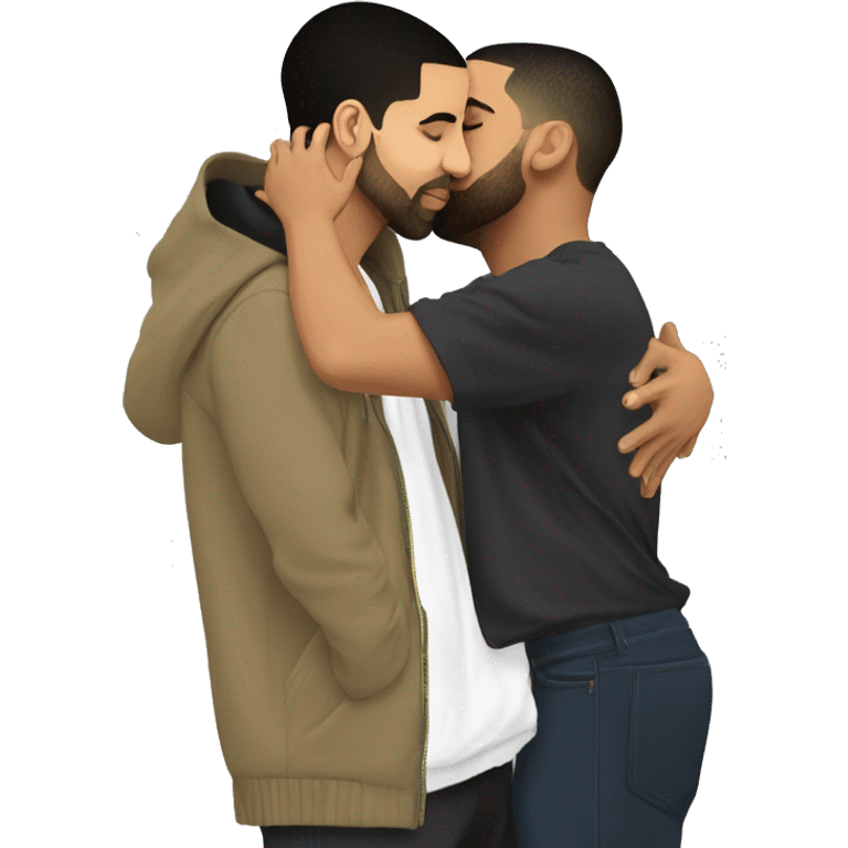 Drake kisses drake emoji