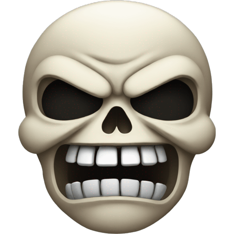 angry skull emoji