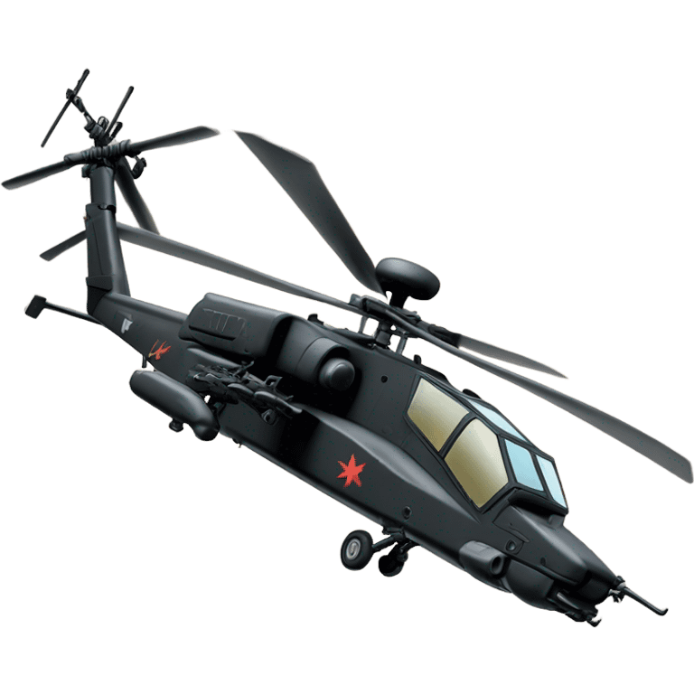 Apache helicopter blackout emoji