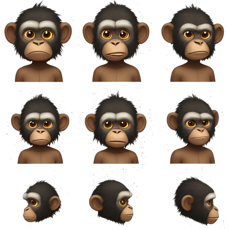 MONKEY Batman but headdress of papua new guikwa emoji