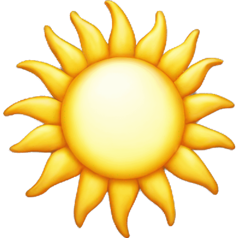 realistic sun emoji