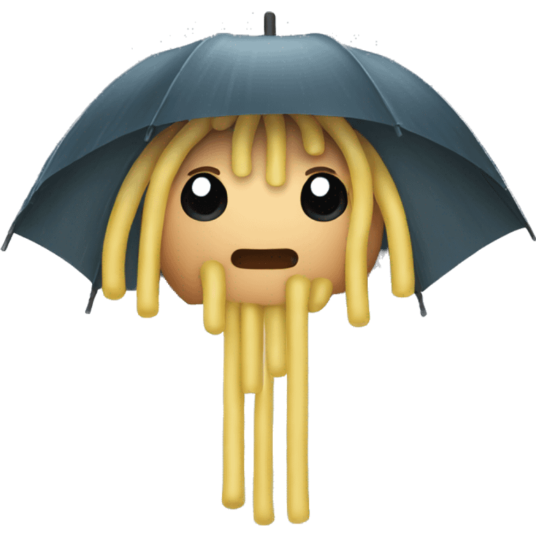 Noodle rainy season emoji