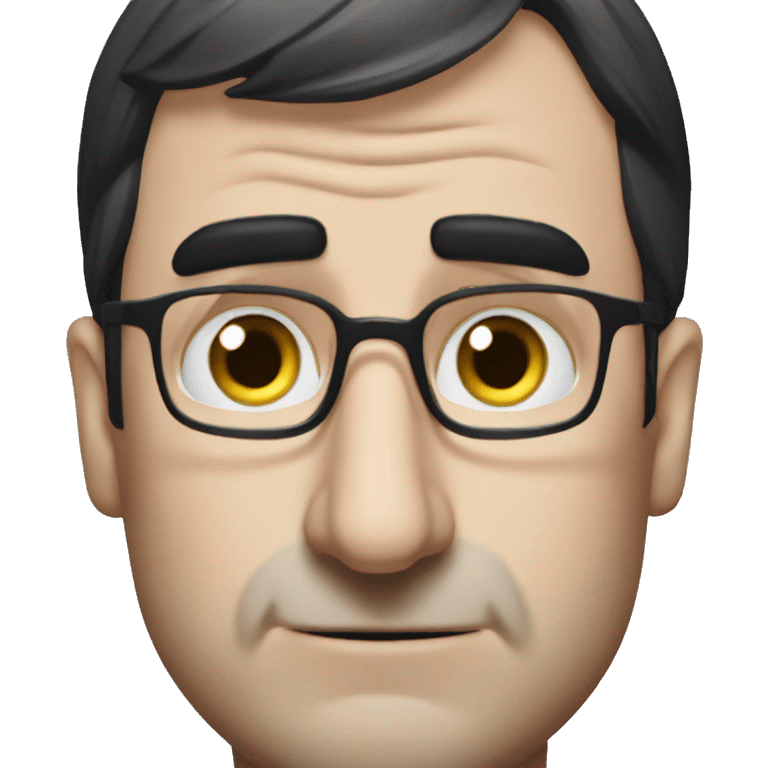 john oliver not smiling at all emoji