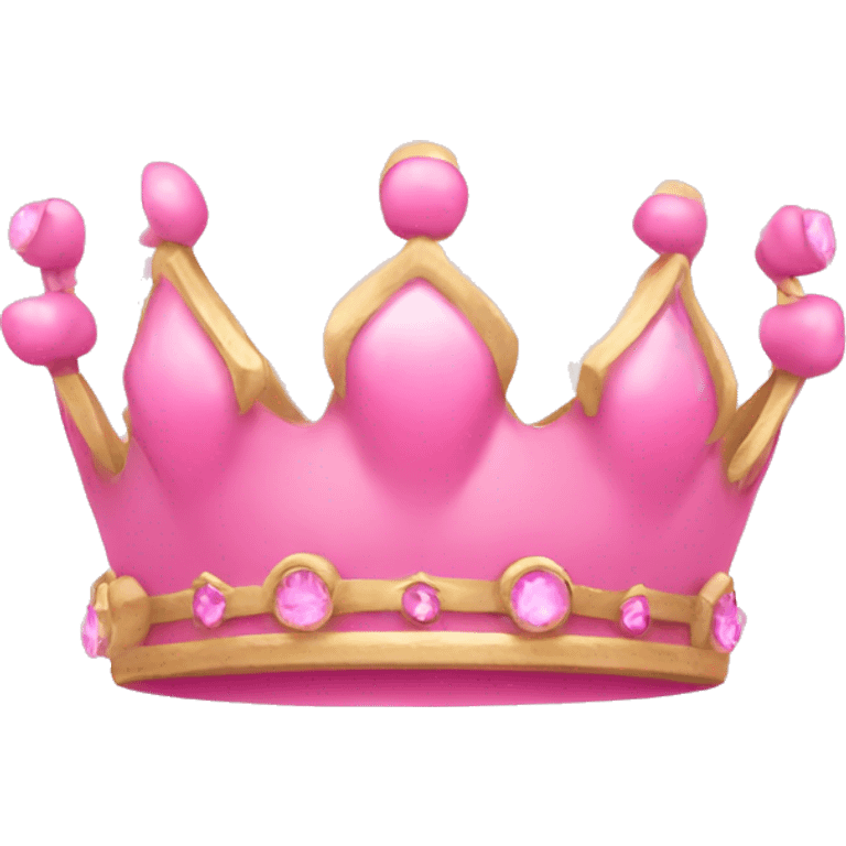 pink princess crown emoji