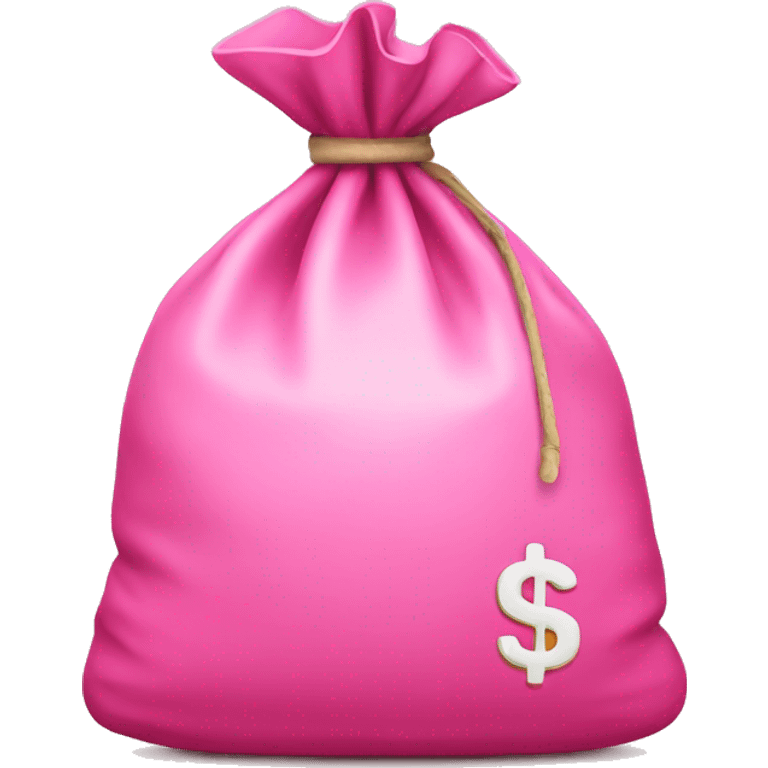 pink money bag emoji