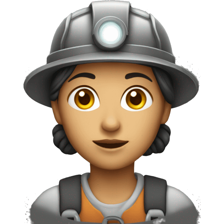 woman miner emoji